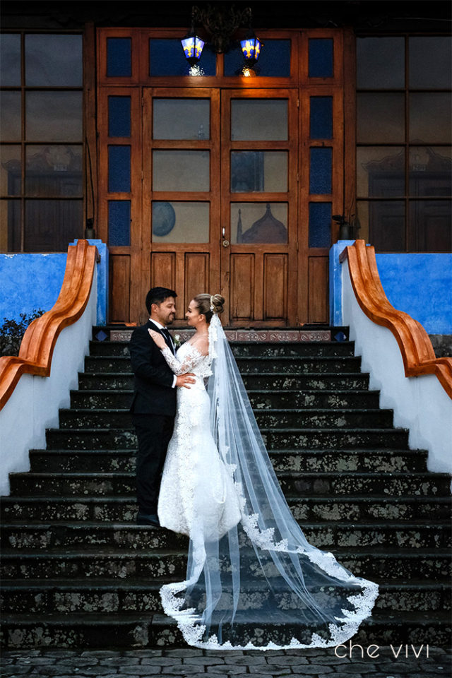 Pareja de recien casados en hacienda la andaluza
