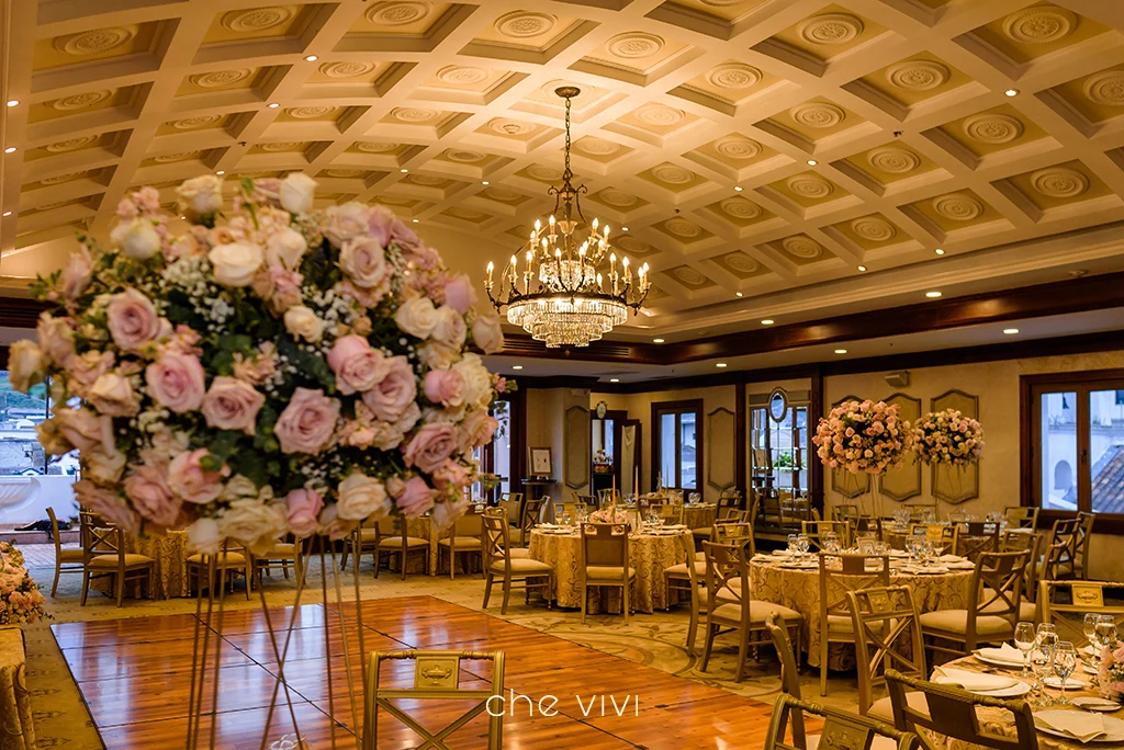 Decoración para Boda del Salón del Hotel Plaza Grande